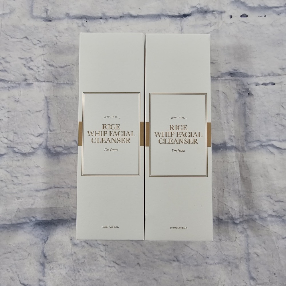 I'm from Rice Whip Facial Cleanser  5.07 fl oz 150 ml ea SET OF 2